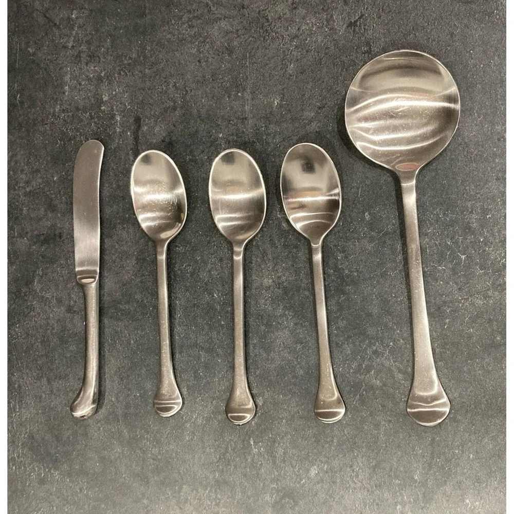 5 Pc Set Dansk Kobenhavn Korea Stainless Flatware Silverware‎ Solid 18/10 JHQ